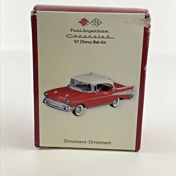 Carlton Cards Christmas Ornament 57 Chevy Bel-Air Fuel Injection Chevrolet Chevy - Picture 1 of 6